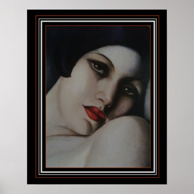 The Dream - Art Deco Print by Tamara de Lempicka Poster (Framsidan)