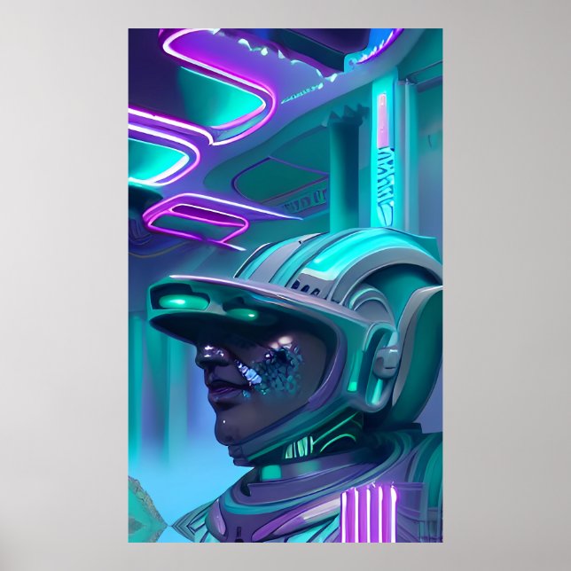 The Dream Police - Vaporwavekonst Poster (Framsidan)