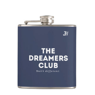 The Dreamers Club: Slick Cyberpunk Metallflaska Fickplunta