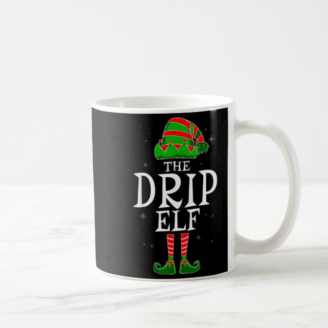 The Drip Elf Group Matching Family Christmas Swag  Kaffemugg (Höger)