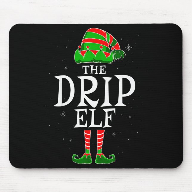 The Drip Elf Group Matching Family Christmas Swag  Musmatta (Framsidan)