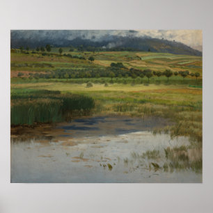 The Drowned Pond, 1887 (olja på canvas) Poster