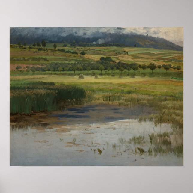 The Drowned Pond, 1887 (olja på canvas) Poster (Framsidan)