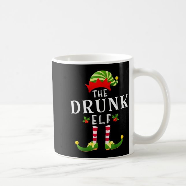 The Drunk Elf Christmas Matching Pajama  Kaffemugg (Höger)