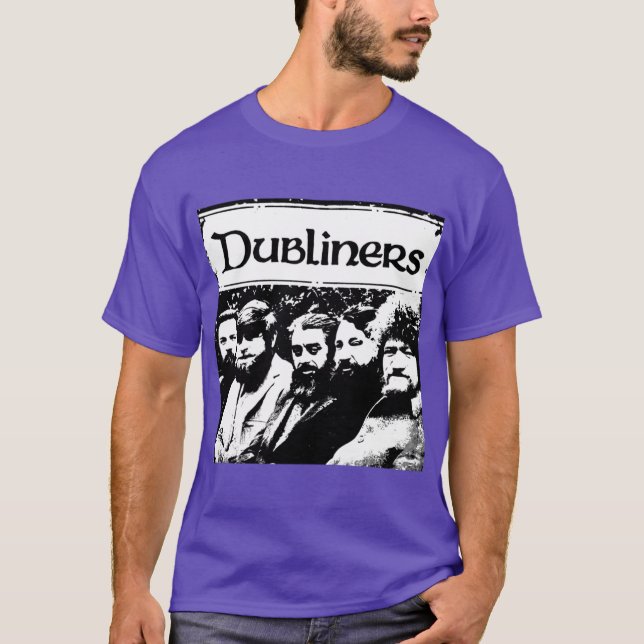 The Dubliners retro T Shirt (Framsida)