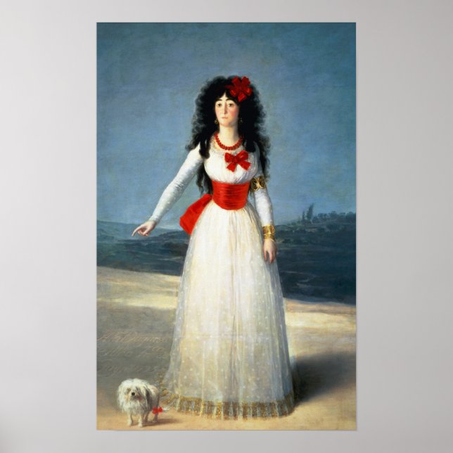 The Duchess of Alba, 1795 Poster (Framsidan)