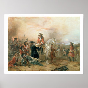 The Duke of Marlborough (1650-1722) undertecknar D Poster