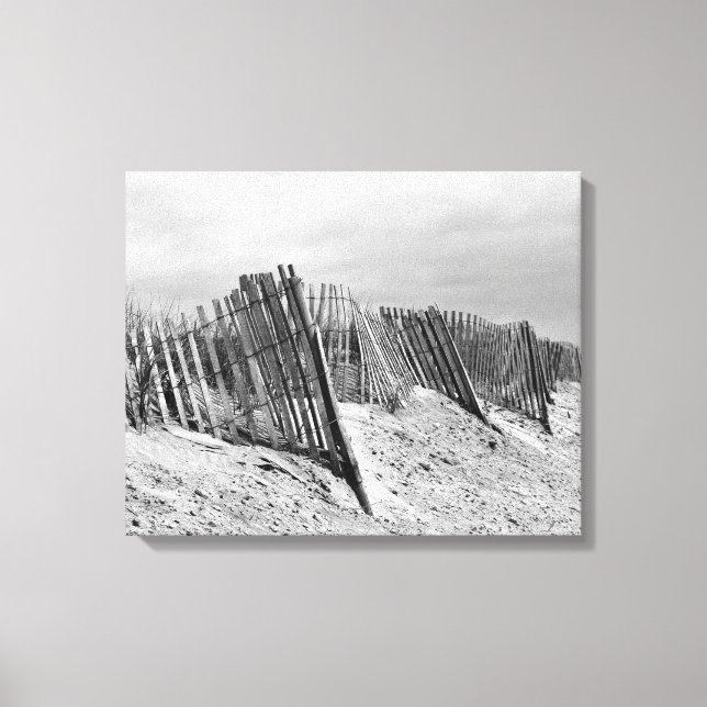 The Dune Fence Canvas Print (Framsida)