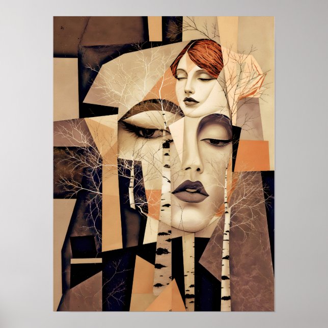 The Echo of “Virelle” – An Abstract Portrait Poster (Framsidan)