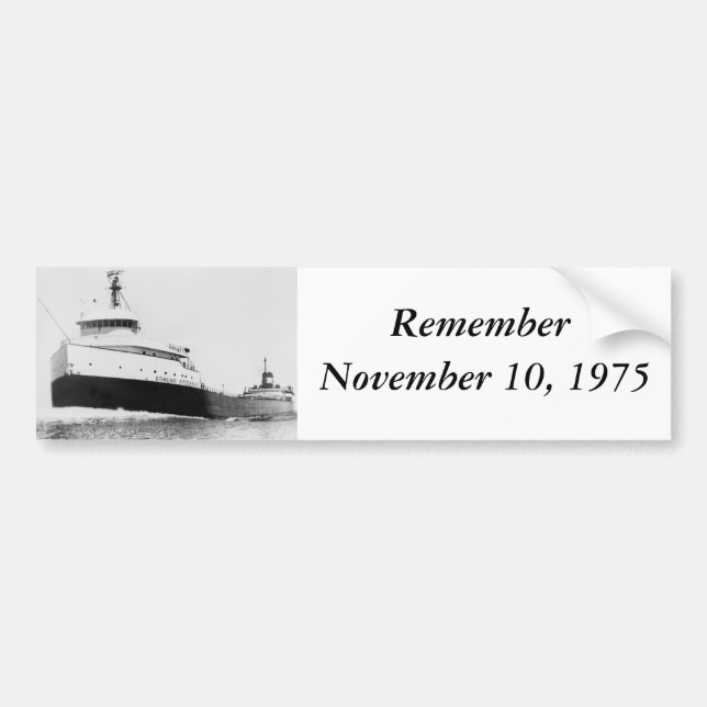 The Edmund Fitzgerald Bildekal (Framsidan)