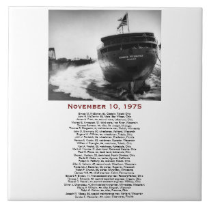 The Edmund Fitzgerald med besättningsnamn Kakelplatta