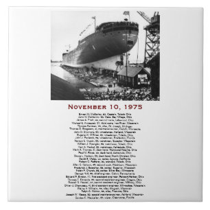 The Edmund Fitzgerald med besättningsnamn Kakelplatta
