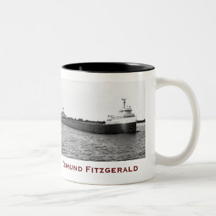 The Edmund Fitzgerald med besättningsnamn Två-Tonad Mugg