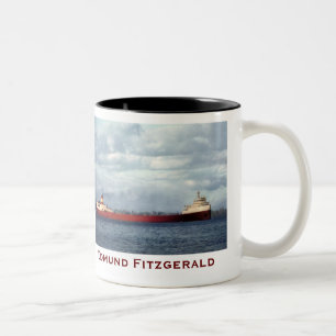 The Edmund Fitzgerald med besättningsnamn Två-Tonad Mugg