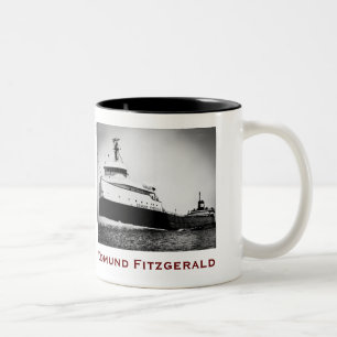 The Edmund Fitzgerald med besättningsnamn Två-Tonad Mugg