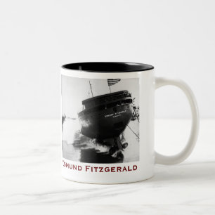 The Edmund Fitzgerald med besättningsnamn Två-Tonad Mugg