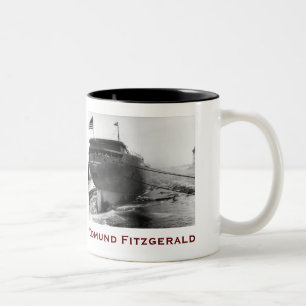 The Edmund Fitzgerald med besättningsnamn Två-Tonad Mugg