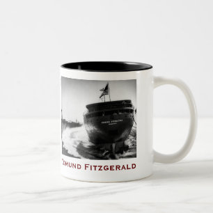 The Edmund Fitzgerald med besättningsnamn Två-Tonad Mugg