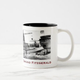 The Edmund Fitzgerald med besättningsnamn Två-Tonad Mugg