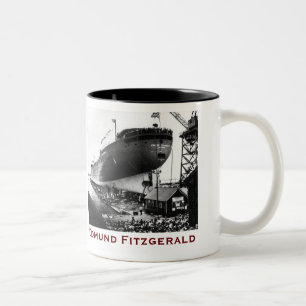 The Edmund Fitzgerald med besättningsnamn Två-Tonad Mugg