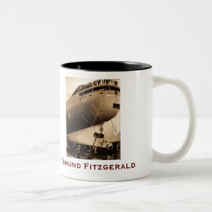 The Edmund Fitzgerald med besättningsnamn Två-Tonad Mugg