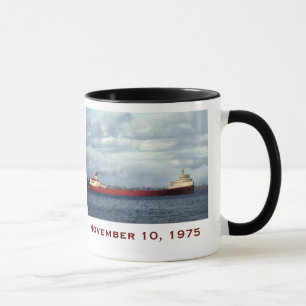 The Edmund Fitzgerald med namn på besättningen Mugg