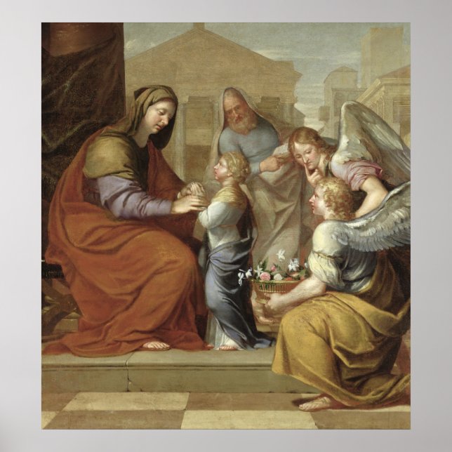 The Education of the Virgin, 1658 Poster (Framsidan)