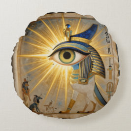The Egyptian Eye´6 Rund Kudde