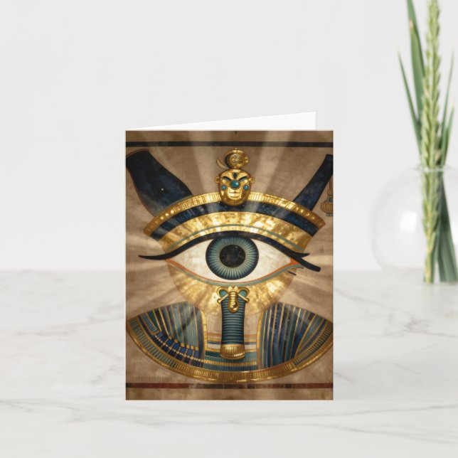 The Egyptian Eye´9 Helgkort (Framsida)
