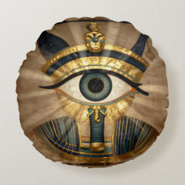 The Egyptian Eye´9 Rund Kudde