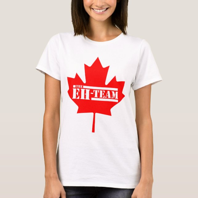 The Eh Team Canada Maple Löv Tee Shirt (Framsida)