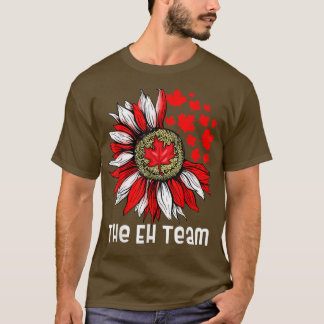 The Eh Team Canadian Day Solros Maple Löv Funn T Shirt