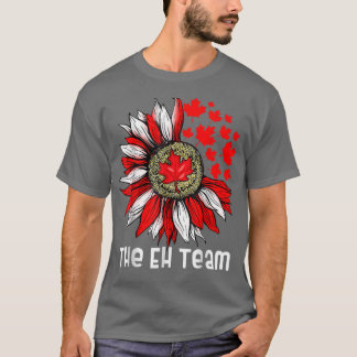 The Eh Team Canadian Day Solros Maple Löv T Shirt