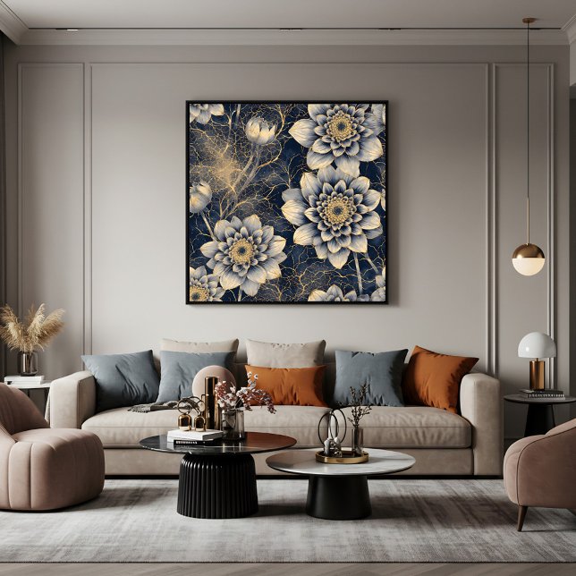 The Elegance of Deep Blue Poster (Skapare uppladdad)