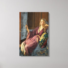 The Elegant Minx (av John Collier) Canvastryck