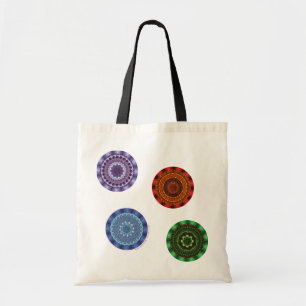 The Elements Mandalas Tote Bag Tygkasse