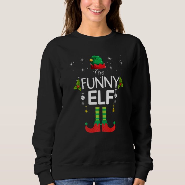 The  Elf Family Matching Group Christmas T Shirt (Framsida)