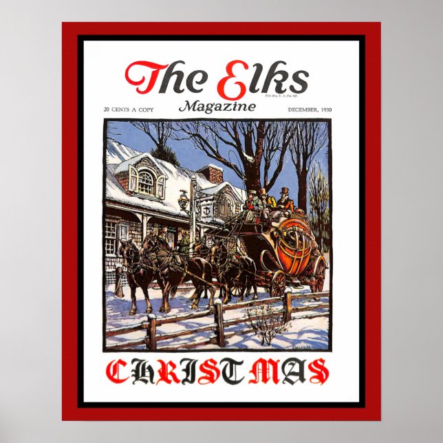 The Elks Magazine 1930 jul Poster (Framsidan)