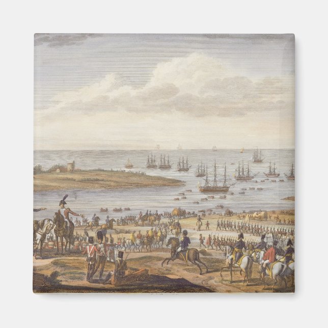 The Embarkation of the English in Holland, 30 Nove Magnet (Framsidan)