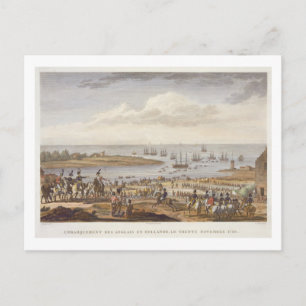 The Embarkation of the English in Holland, 30 Nove Vykort