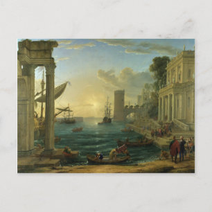 The Embarkation of the Queen of Sheba by Lorrain Vykort