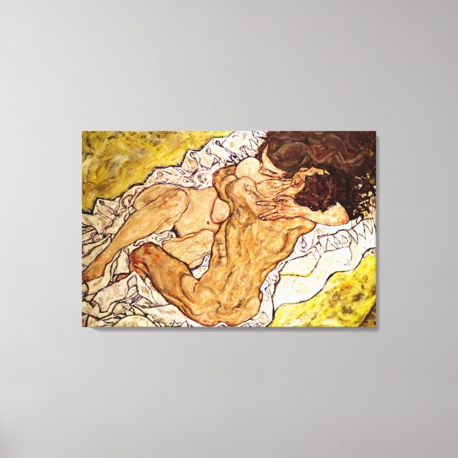 The Embrace, 1917 Canvastryck (Framsida)