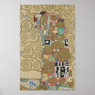 The Embrace (Fulfillment) - Gustav Klimt Stoclet Poster