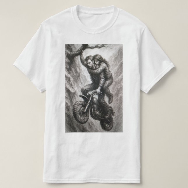The Embrace in the Abyss T Shirt (Design framsida)