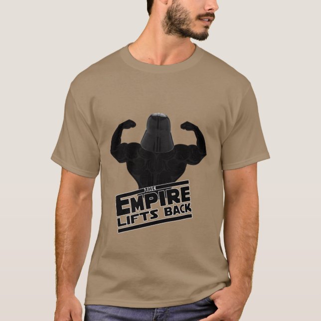 The Empire Lifts Back retro T Shirt (Framsida)