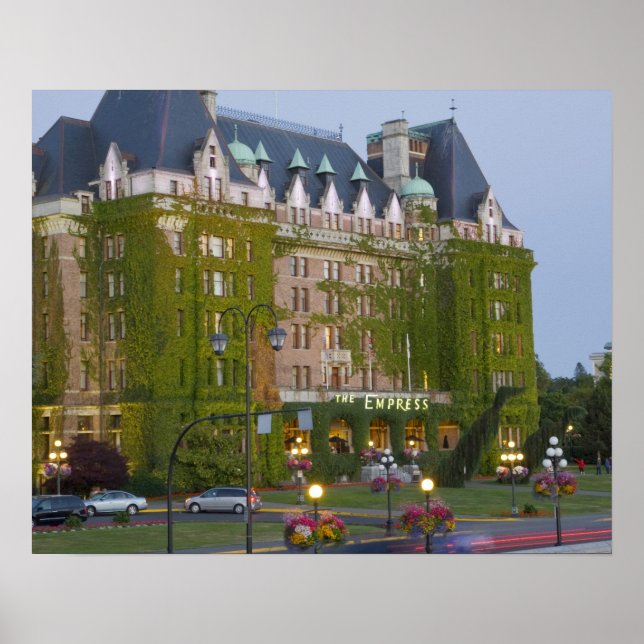The Empress Hotel vid den inre hamnen i Poster (Framsidan)