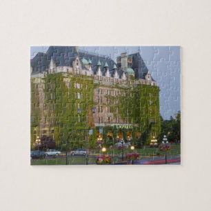 The Empress Hotel vid den inre hamnen i Pussel
