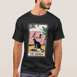 The Empress Robot Dammsugare Katt Roligt Tarot C T Shirt