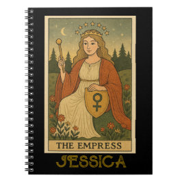 The Empress Tarot Card Unisex Anteckningsbok