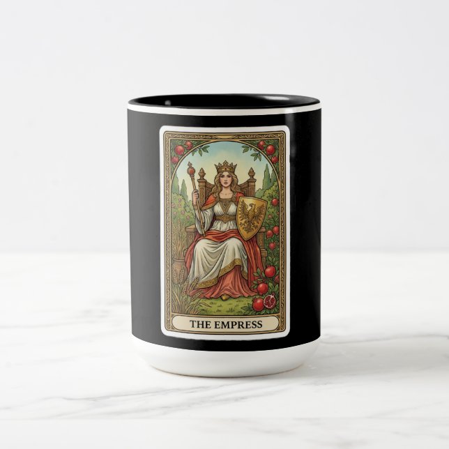 The Empress Tarot Två-Tonad Mugg (Center)